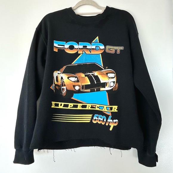 Ford Other - Ford Black Sweatshirt with Blue and Gold Graphic
